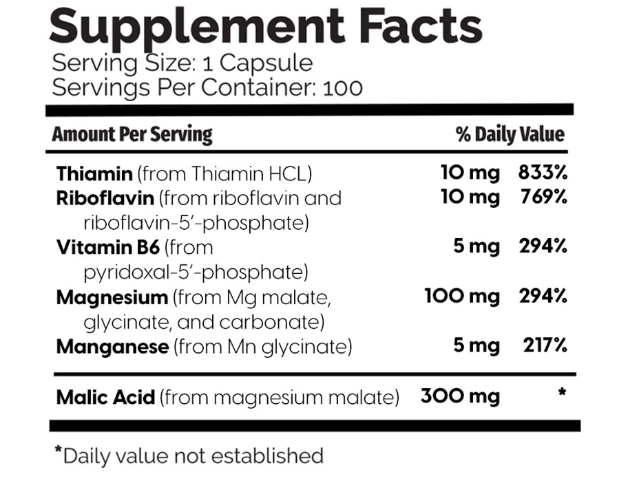 Ultimate Armor Antioxidant Supplement Facts